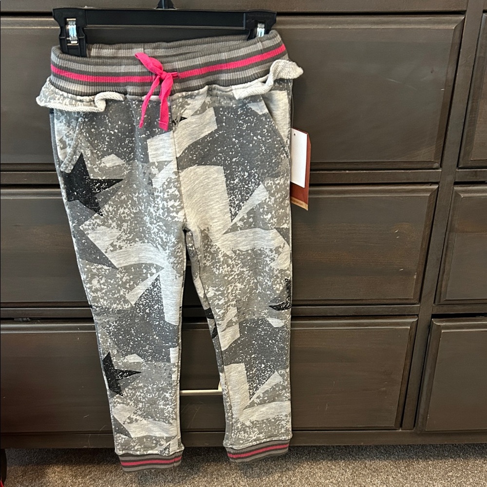 Appaman Stylish Gray Star Pattern Kids Joggers